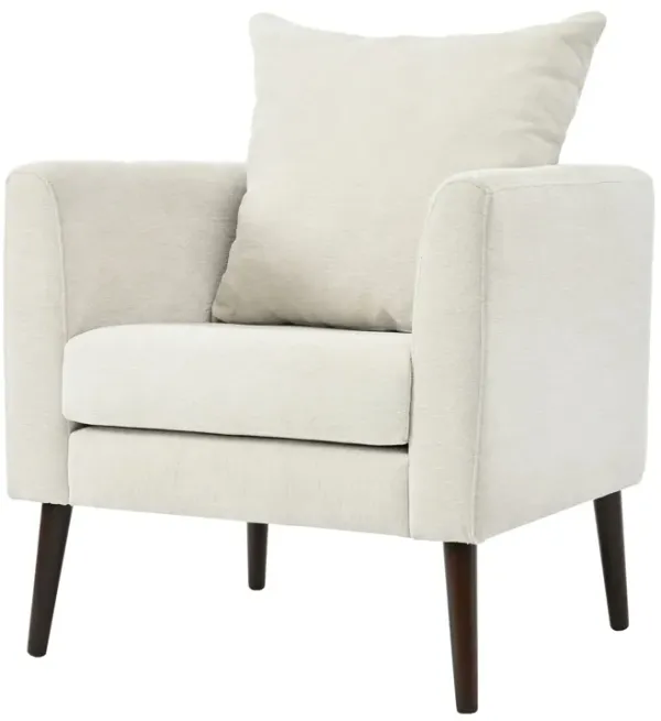 Modern Accent Upholstered Armchair With Pillow