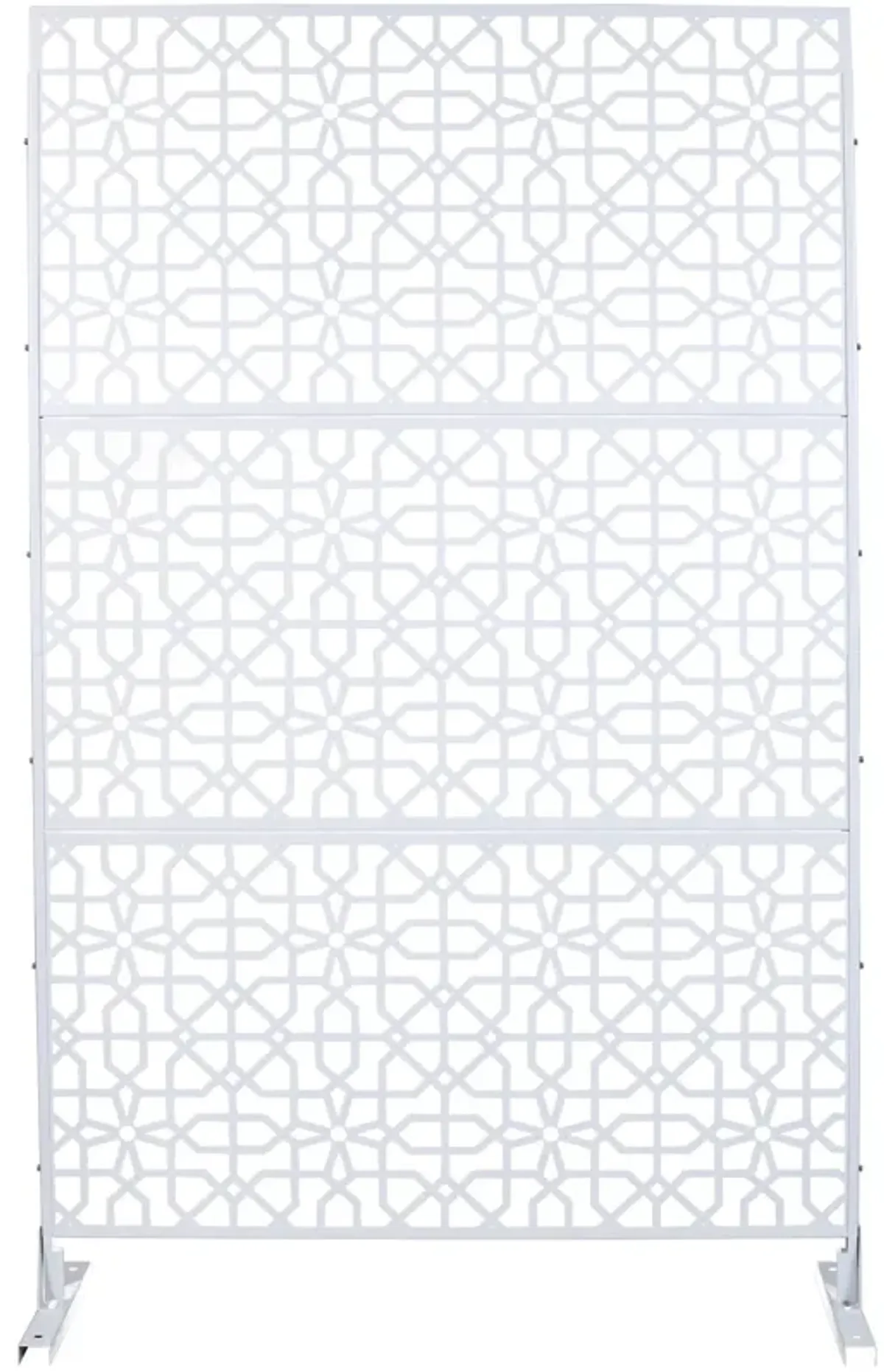 Outdoor & Indoor Metal Freestanding Decorative Privacy Screen