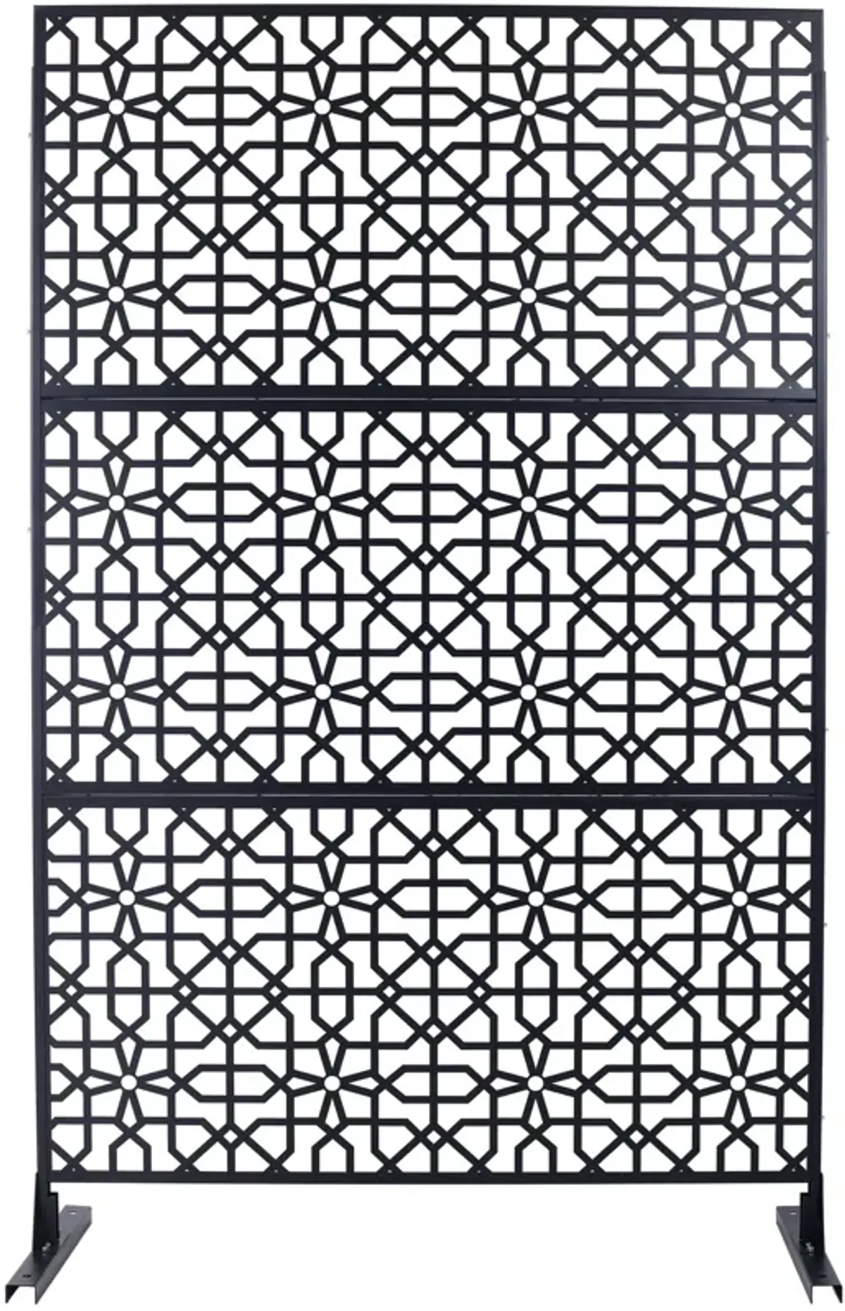 Outdoor & Indoor Metal Freestanding Decorative Privacy Screen