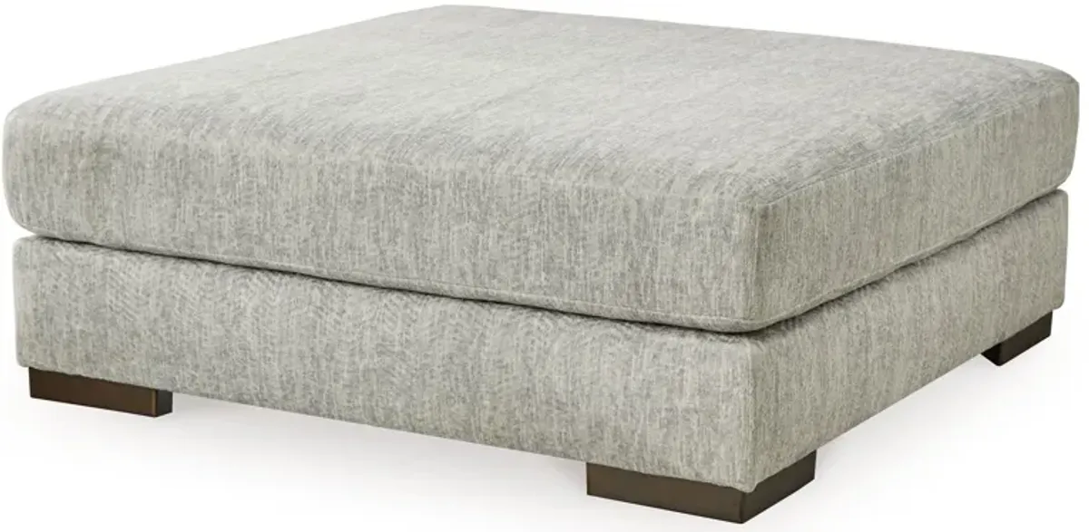Regent Park - Pewter - Oversized Accent Ottoman
