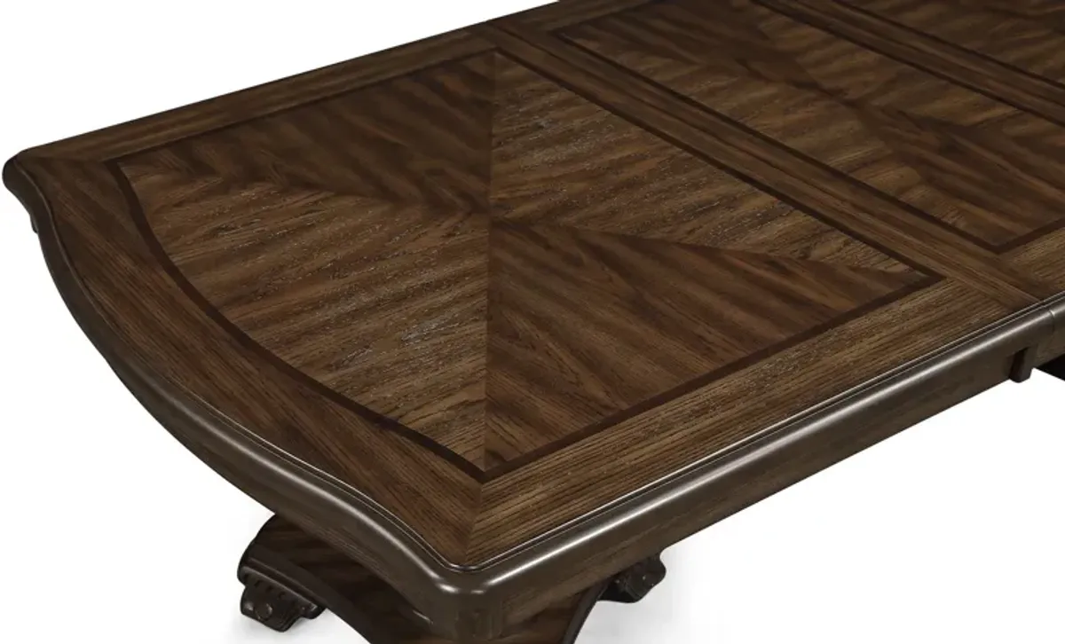 Kiera - Dining Table - Cherry Brown