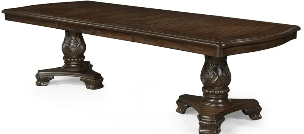 Kiera - Dining Table - Cherry Brown