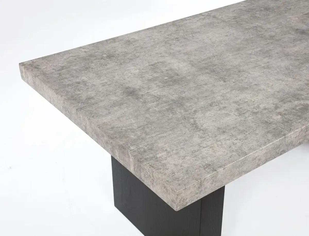 Sebastian - Dining Table - Black / Gray