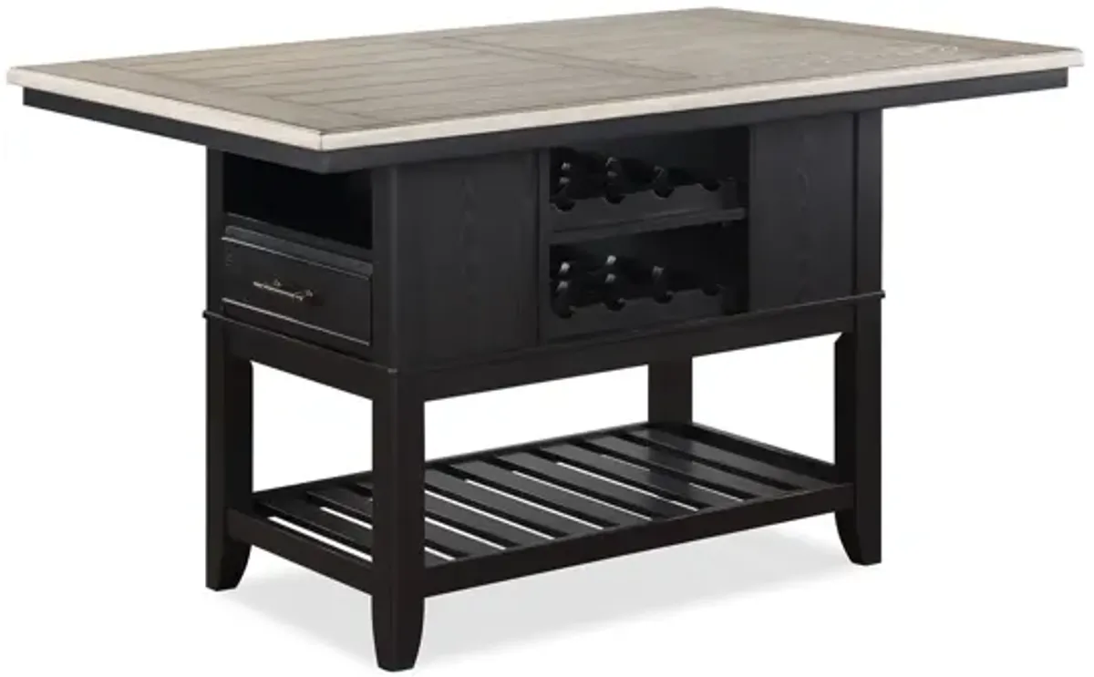 Frey - Counter Height Table - Brown