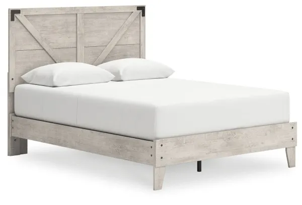 Shawburn - Platform Bed With Crossbuck Panel Headboard