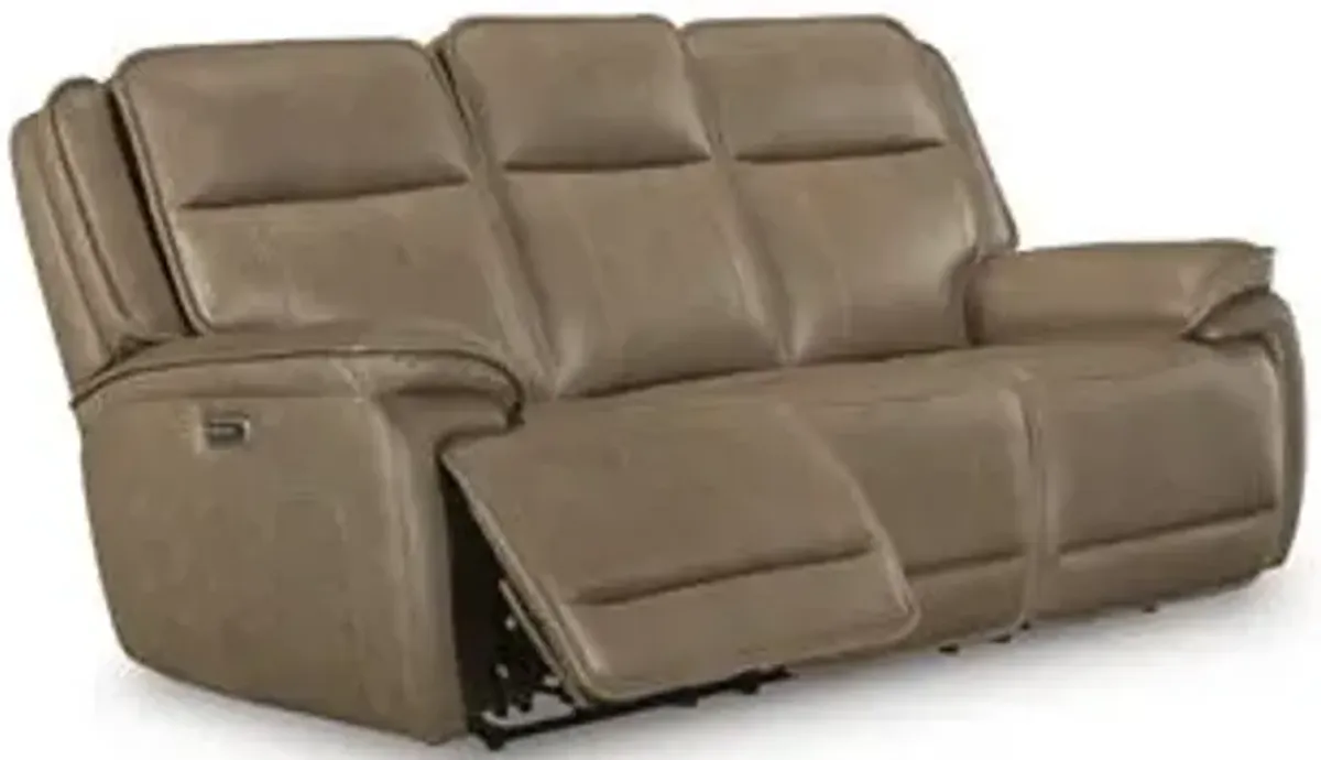 Glencroft - Sahara - Power Reclining Sofa With Adjustable Headrest