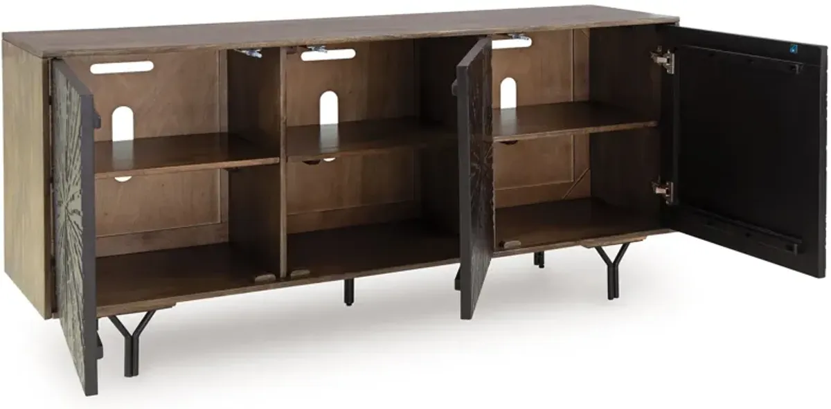 Lavinmont - Multi Brown - Accent Cabinet