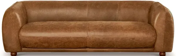 Marlon - Luxury Italian Leather Sofa - Brown / Rustic