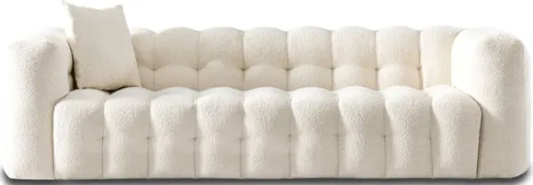 Eden - Modern Tufted Chesterfield Sofa - Cream