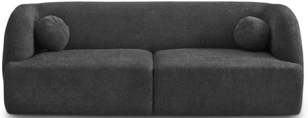Anna - French Boucle Sofa - Dark Gray