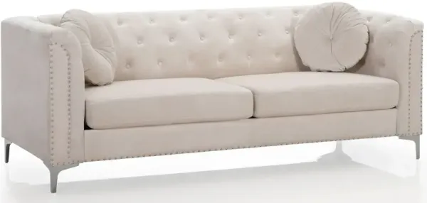 Elegant Contemporary Sofa - Ivory