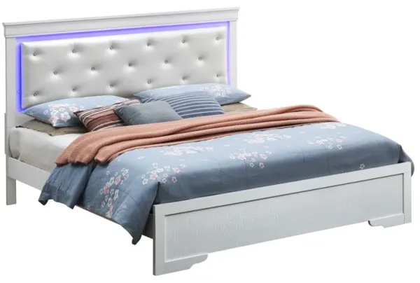 Full Bed - Silver Champagne