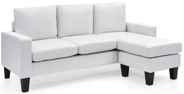 Jenna - Sofa Chaise - White