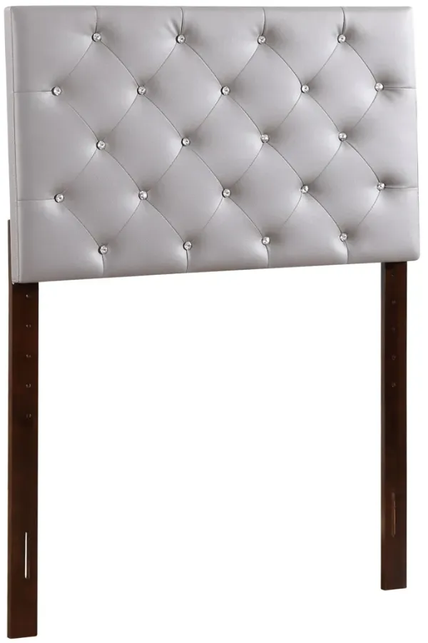 Twin Stylish Casual Headboard - Light Gray