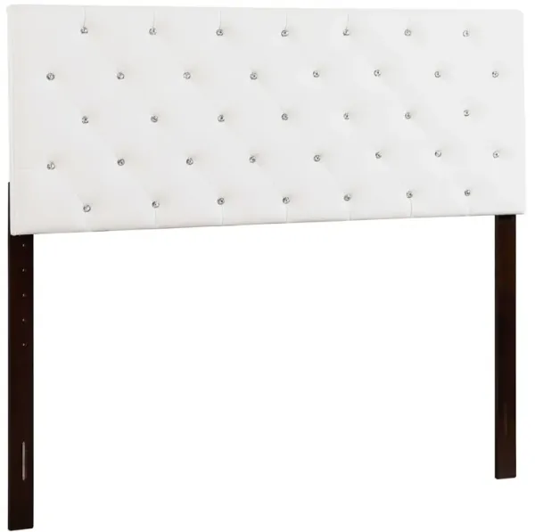 Queen Charming Casual Bed For Any Bedroom - White