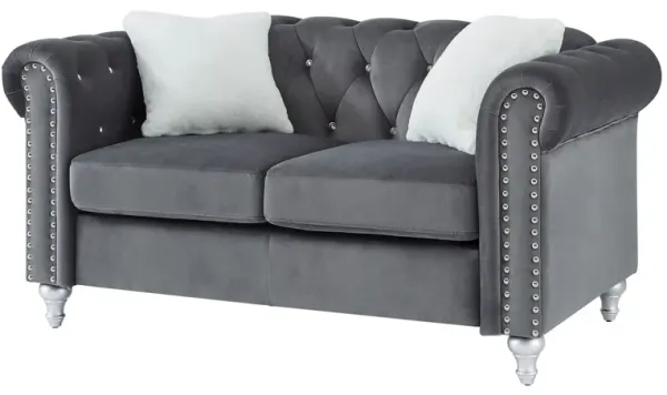 Modern Loveseat For Cozy Interiors - Gray