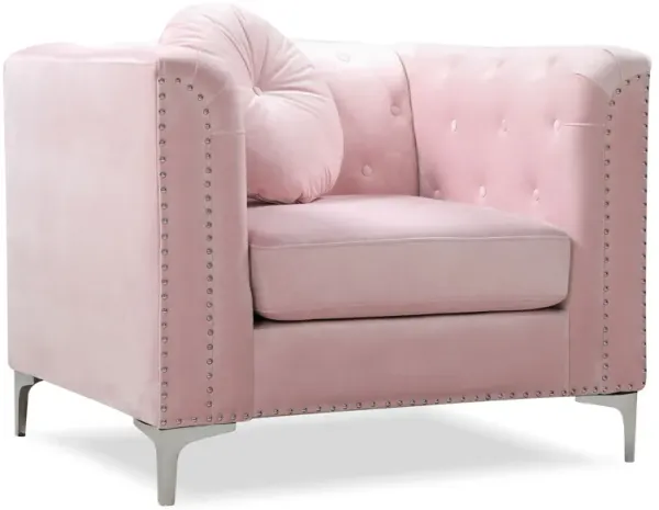 Elegant Contemporary Chair - Pink