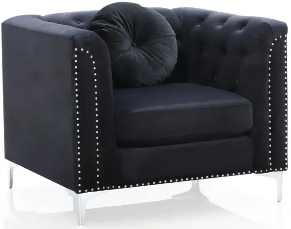 Elegant Contemporary Chair - Black