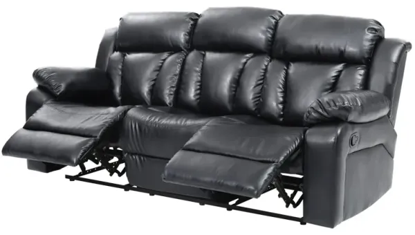 Daria - Reclining Sofa - Black