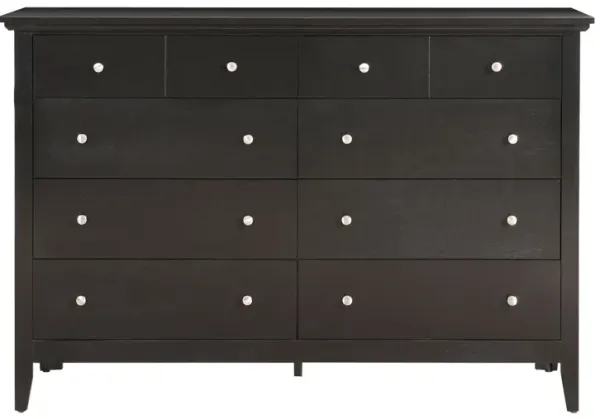 Elegant Casual Dresser - Black