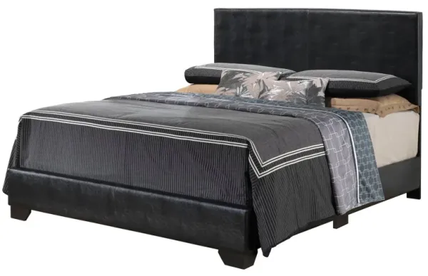 Queen Bed For Casual Spaces Elegant - Black