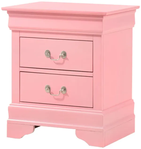 Louis Phillipe - Charming Nightstand - Pink