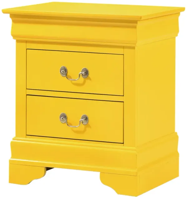 Louis Phillipe - Charming Nightstand - Yellow