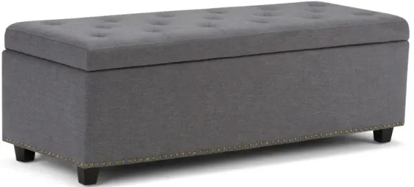Hamilton - Storage Ottoman - Slate Gray