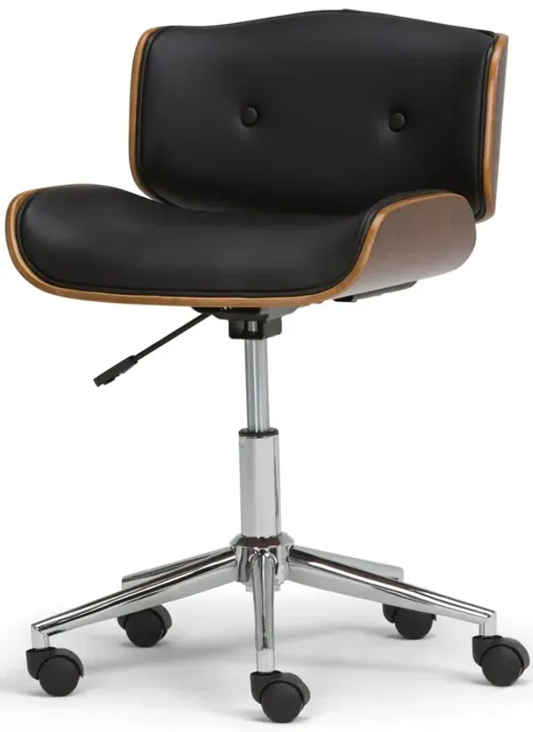 Dax - Bentwood Office Chair - Black / Natural