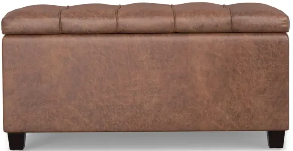 Sienna - Storage Ottoman Bench - Brown