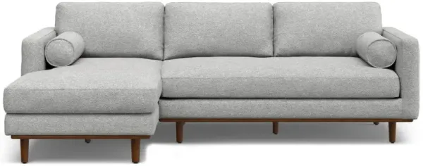 Morrison - Left Sectional Sofa - Mist Gray