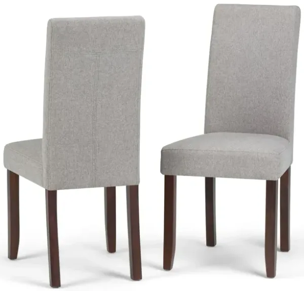 Acadian - Parson Dining Chair (Set of 2) - Cloud Gray