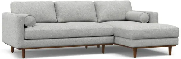 Morrison - Right Sectional Sofa - Mist Gray