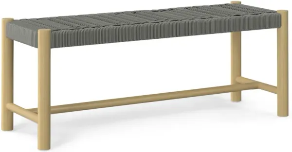 Dahlia - Outdoor Indoor Bench - Gray