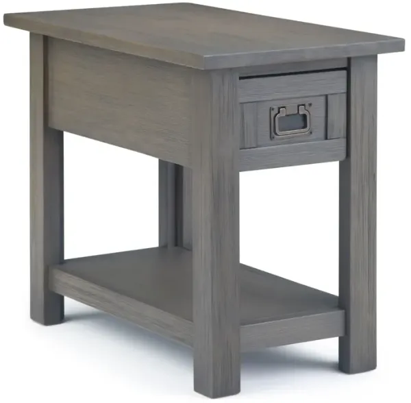 Monroe - Narrow Side Table - Farmhouse Gray