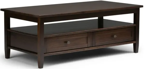 Warm Shaker - Coffee Table - Tobacco Brown