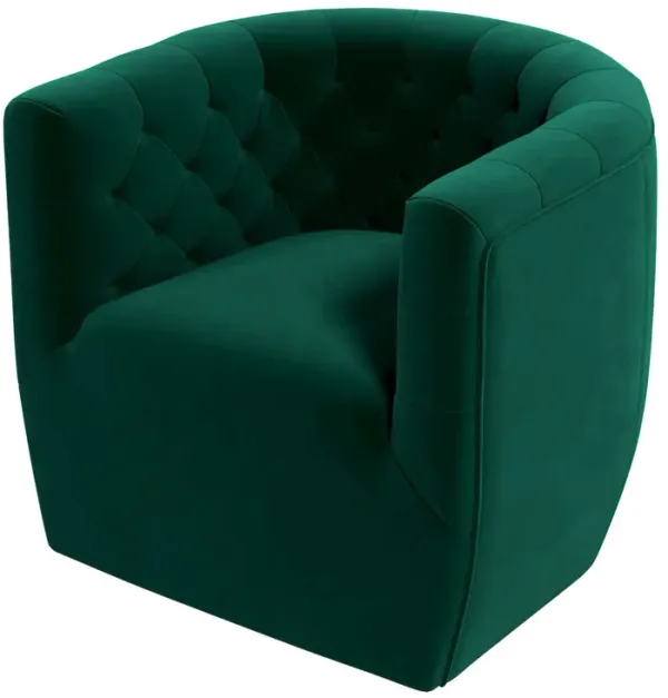 Delaney - Swivel Stylish Chair - Green