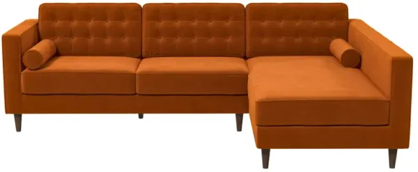 Christian - Sectional Sofa Right Facing - Burnt Orange