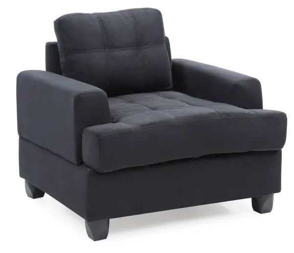 Elegant Transitional Chair - Black