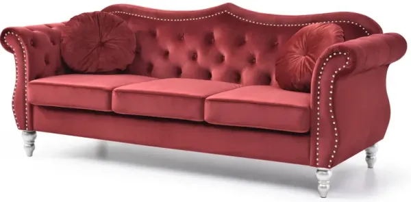 Hollywood - Sofa - Burgundy