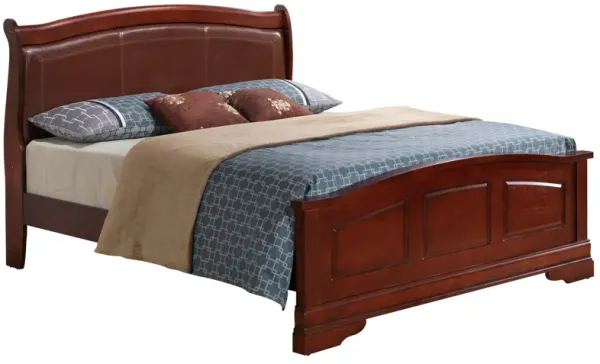 King Elegant Bed - Cherry