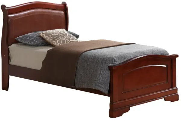 Twin Bed Traditional Charming - Cherry