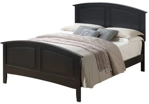 King Bed Classic Modern - Black
