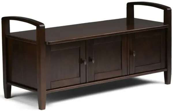 Warm Shaker - Entryway Storage Bench - Tobacco Brown