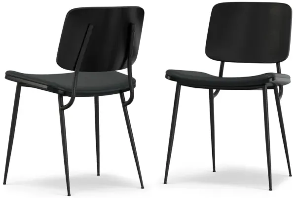 Hayley - Dining Chair (Set of 2) - Black