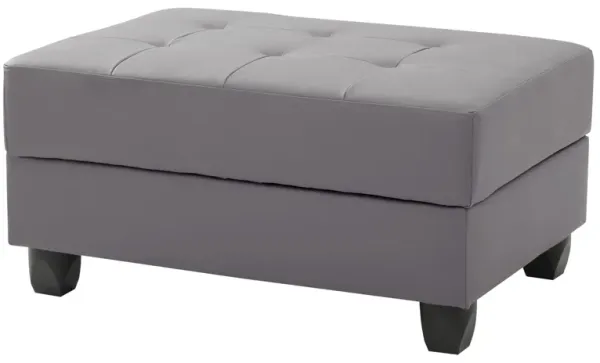 Chic Contemporary Ottoman - Gray