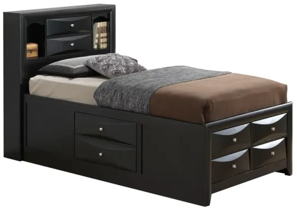 Marilla - Twin Storage Bed - Black