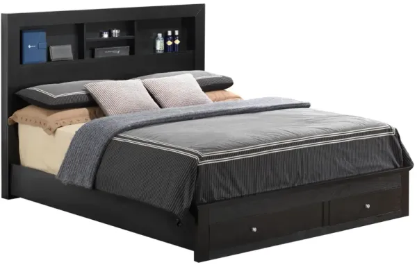 Queen Storage Bed - Black