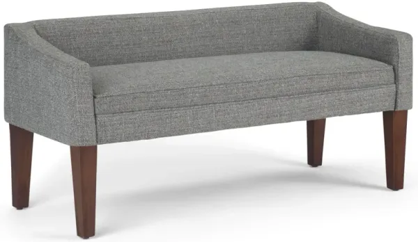Parris - Upholstered Bench - Pebble Gray