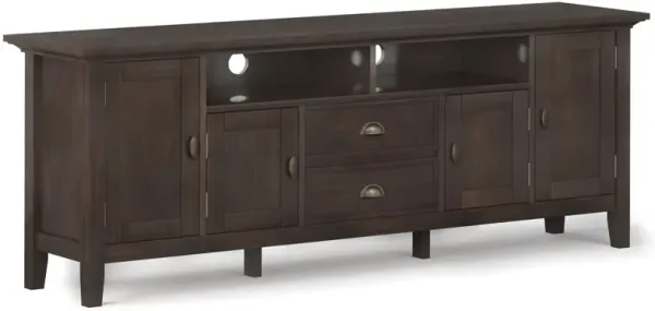 Redmond - TV Media Stand - Brunette Brown